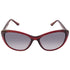 Calvin Klein Burgundy Framed Grey Gradient Lensed Sunglasses CK19560S 605